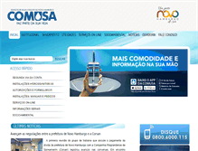 Tablet Screenshot of comusa.com.br